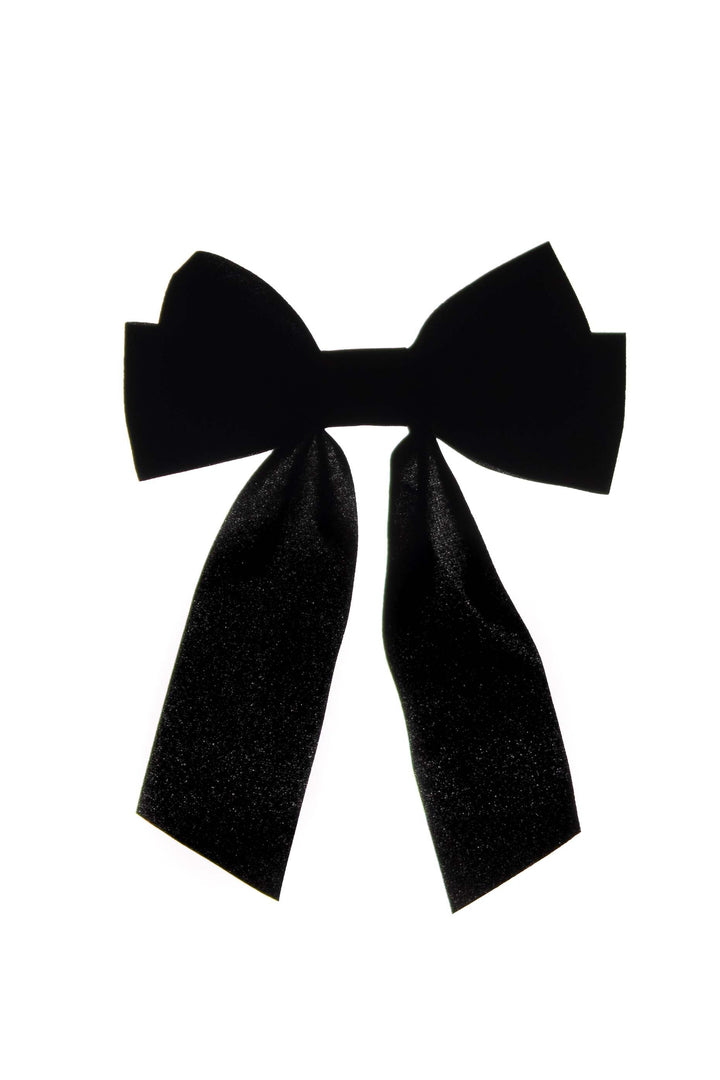 Black Bow Clip