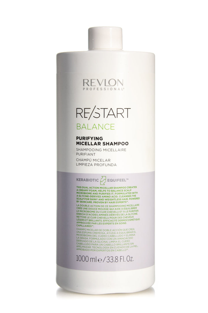 REVLON Professional Restart Balance Purifying Micellar Shampoo | Various Sizes